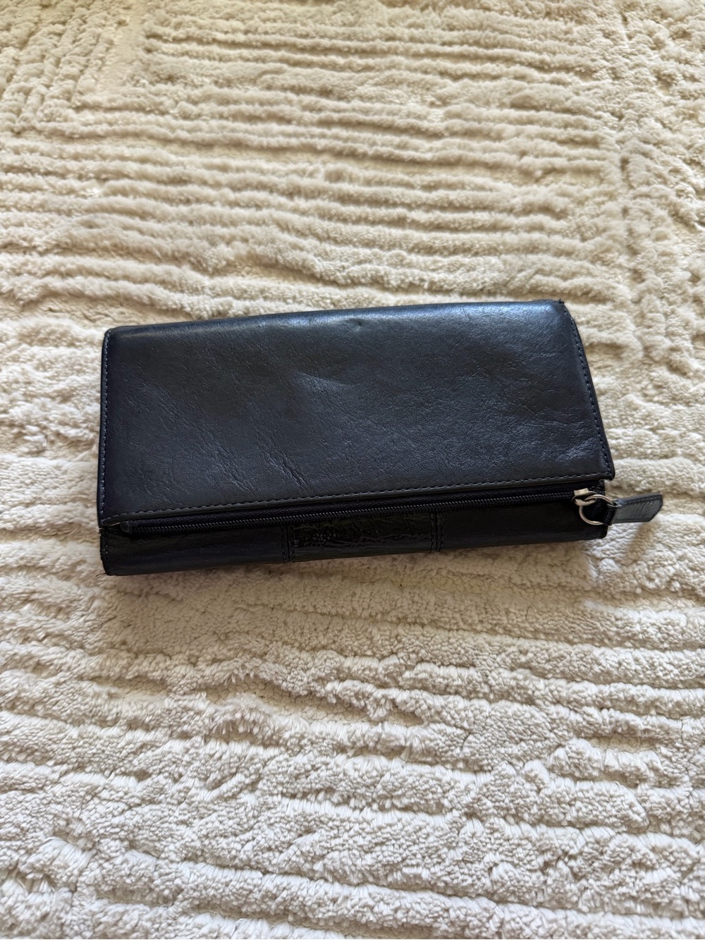 Coach Madison slim envelope trifold wallet black leather - Picture 2 of 9